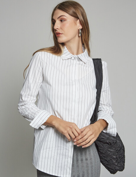 Camisa oversize blanco
