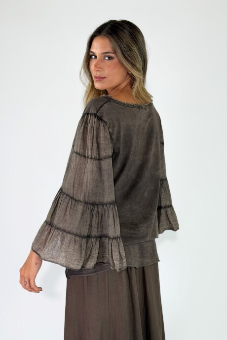 BLUSA CONDOTTI Marron