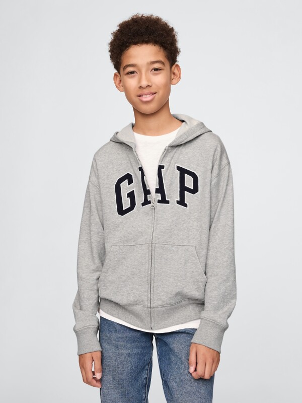 V-FRCH FT BAS HERITAGE LOGO FZ LIGHT HEATHER GREY B08