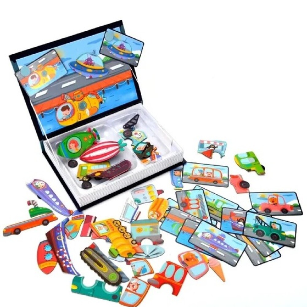 Libro MAGNETICO DIDACTICO vehiculos