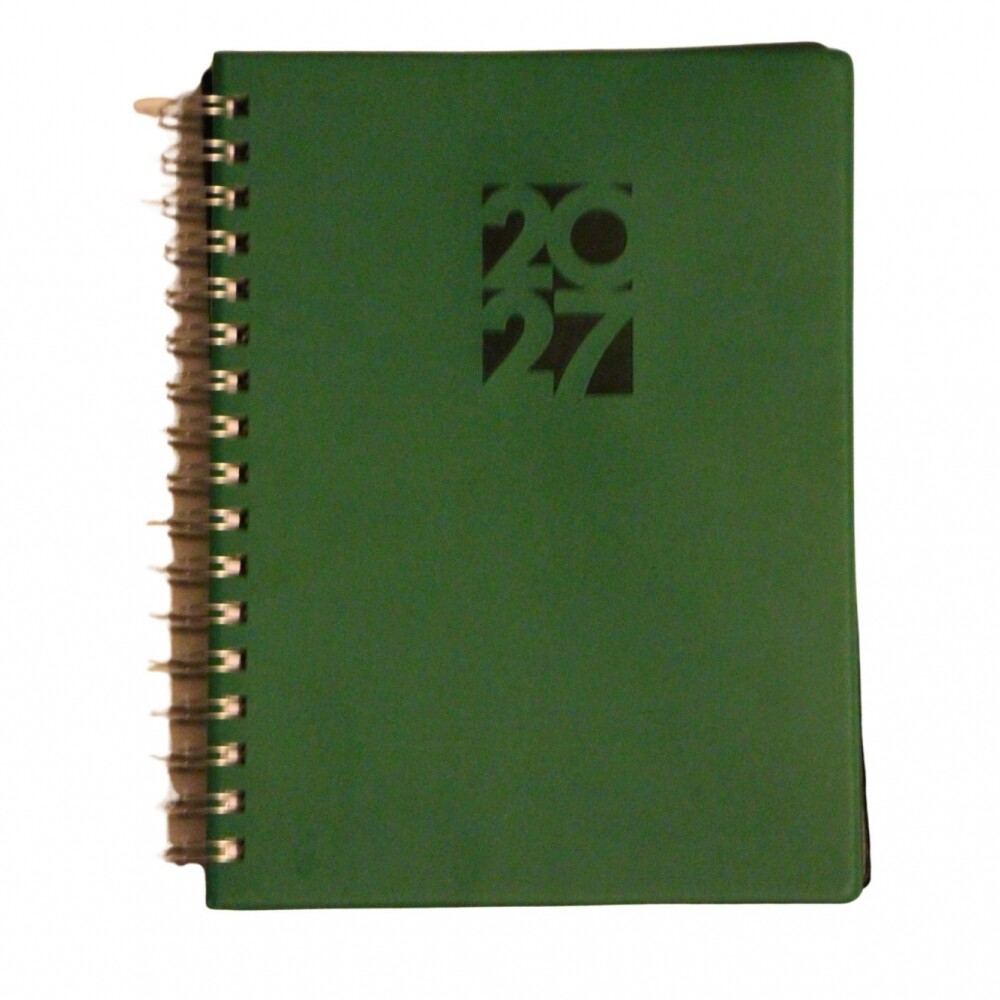 AGENDA ABEZETA 268 SETTIMANALE TAPA VIRANDO TAPA VERDE