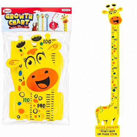 Tabla de Crecimiento Infantil Goma Eva Jirafa 145CM 001