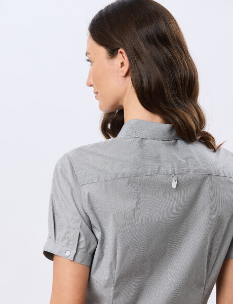 CAMISA RAYADA Negro