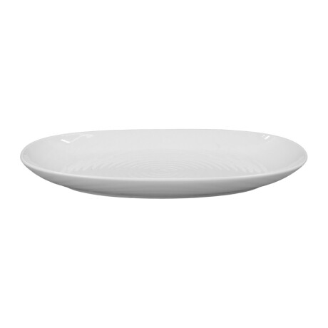 Fuente oval de ceramica labrada circulos Fuente oval de ceramica labrada circulos
