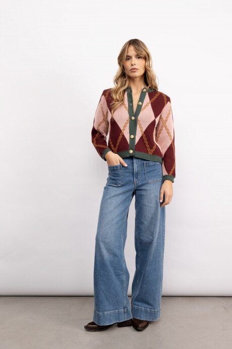 Cardigan Margot Rosa