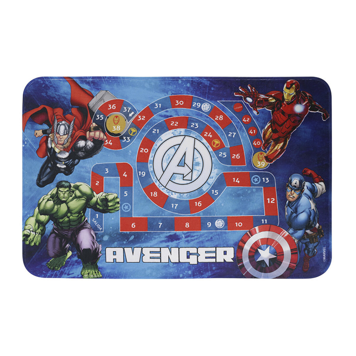 Alfombra con Memoria Avengers 77 x 117 cm 