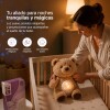 Cunero poryector velador con movimiento, música y luz - oso beige Cunero poryector velador con movimiento, música y luz - oso beige