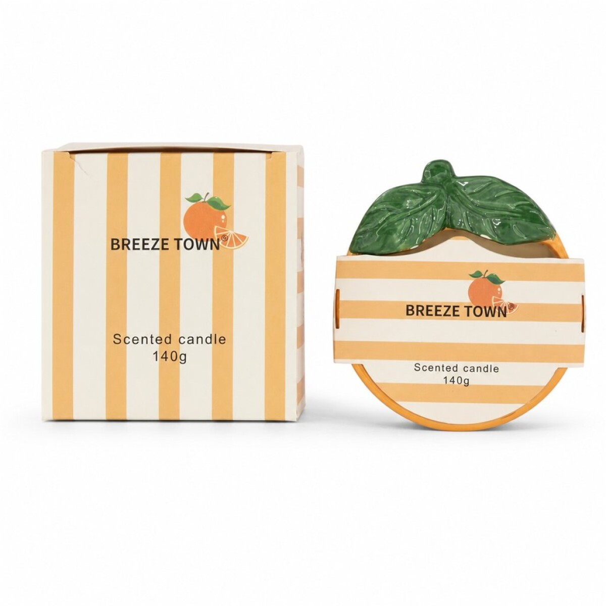 VELA AROMATICA DE FRUTA NARANJA 