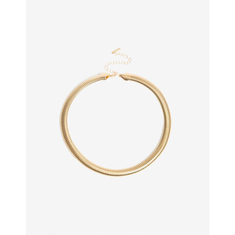 Collar Corto Metal Dorado