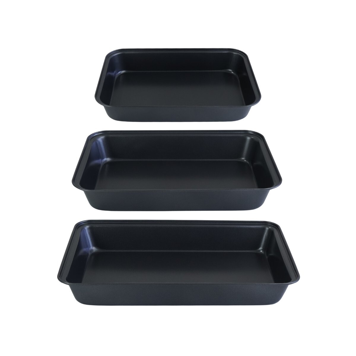 Set de 3 asaderas rectangulares 