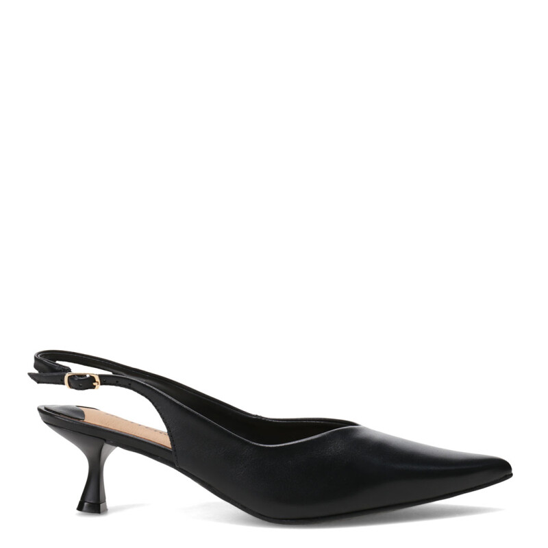 Zapatos de Mujer Bottero En Punta Con Tira Trasera Negro