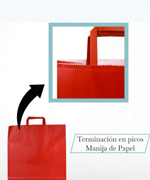 Bolsa lisa acuario 34x17x48 cm ROJO