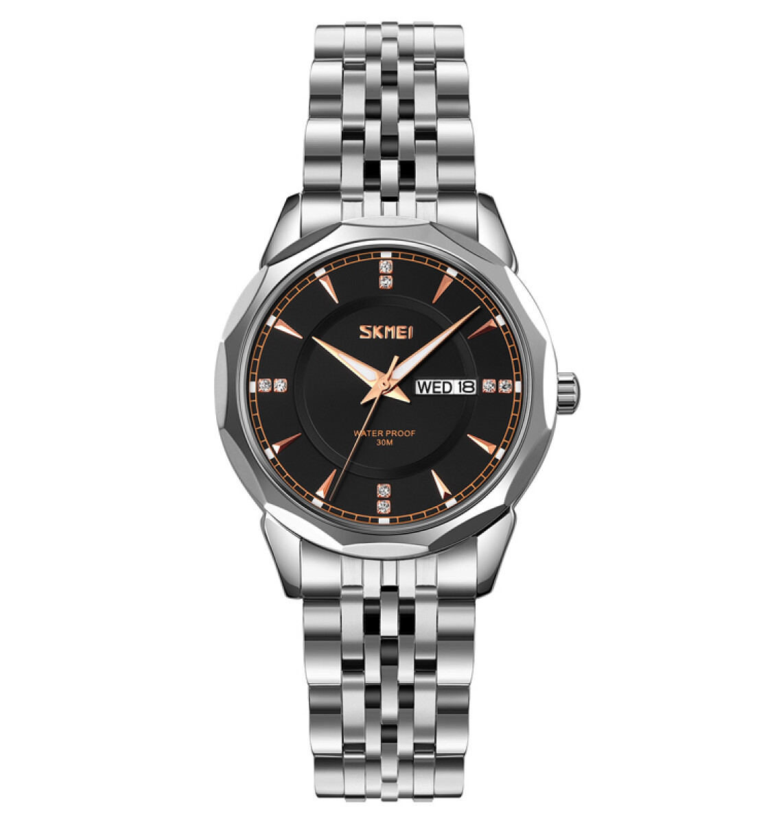 Reloj Skmei 9264SIBK para mujer en acero - Plateado 