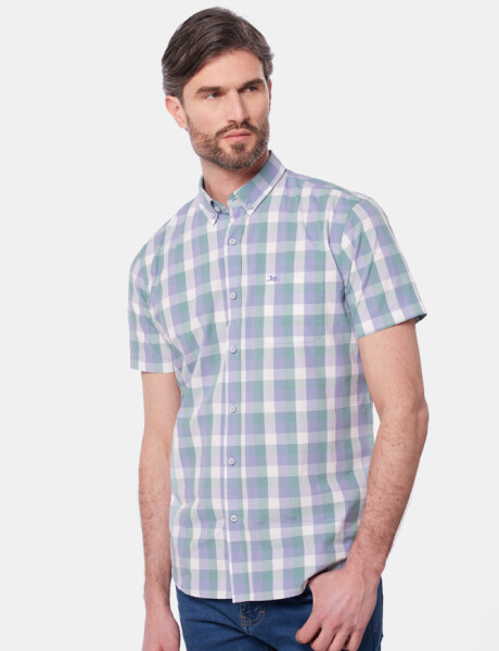 CAMISA A CUADROS Verde