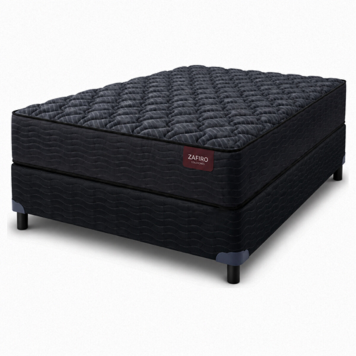 Conjunto sommier y colchón de espuma Zafiro Linde 2 plazas 140x190 