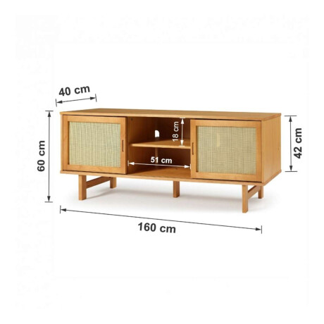 Rack para TV 2 puertas Corredizas Magna
