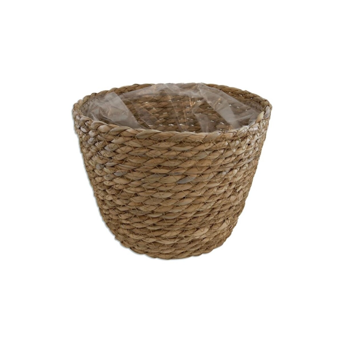 CANASTO ORGANIZADOR FIBRA 19X14CM - MARRON 