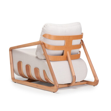 Butaca Noronha - Tela Rústica 201-G2 (Beige)