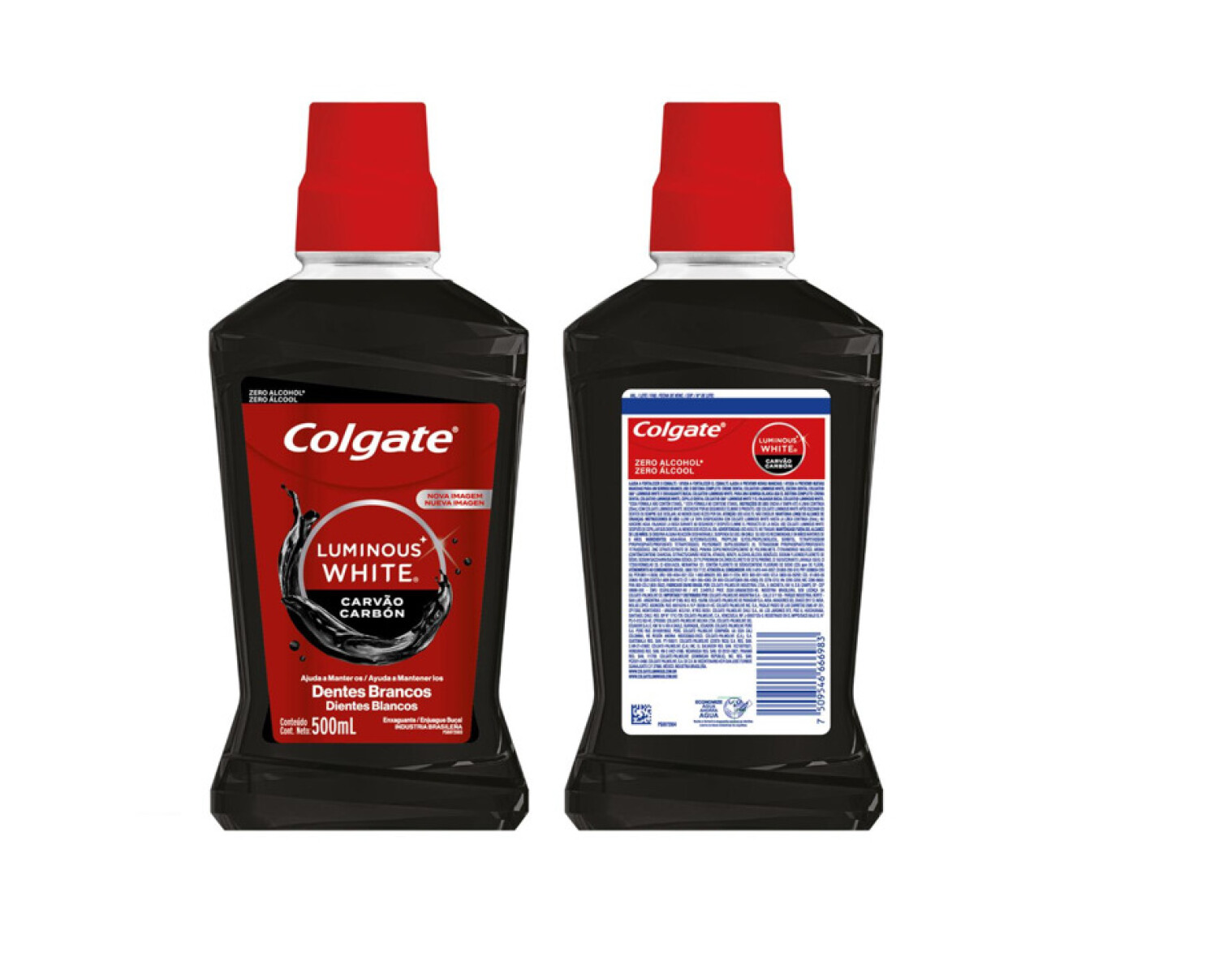 COLGATE ENJ. BUCAL CARBON LUMINOUS WITE 