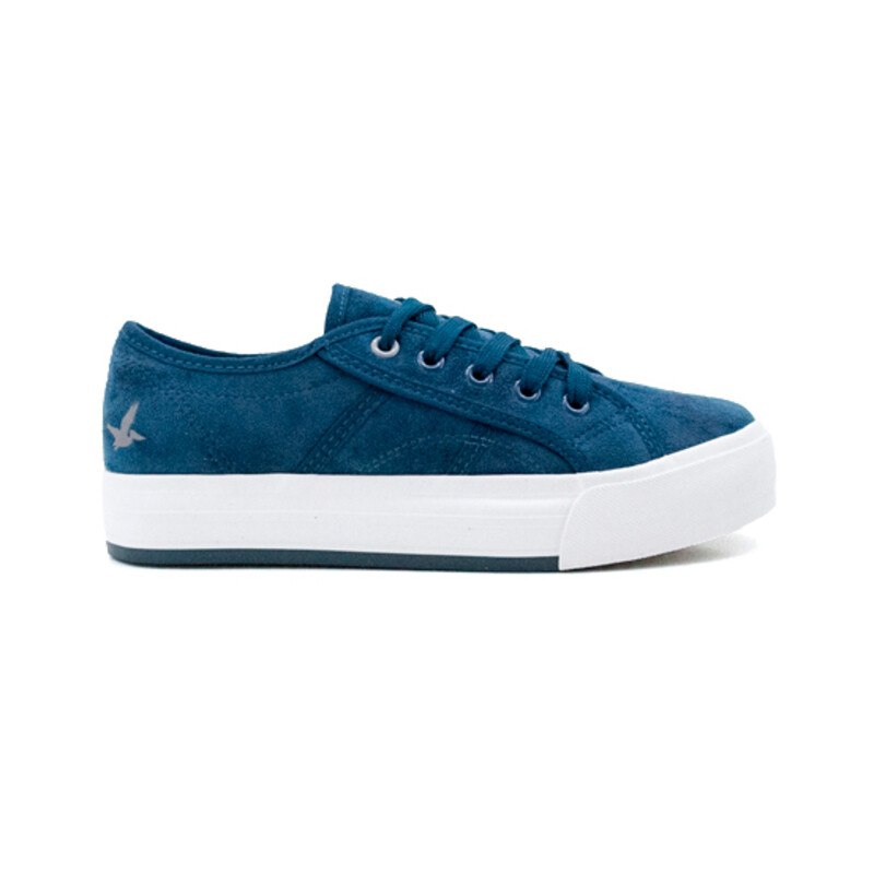Championes Santa Barbara IBIZA HI suede de Mujer Azul