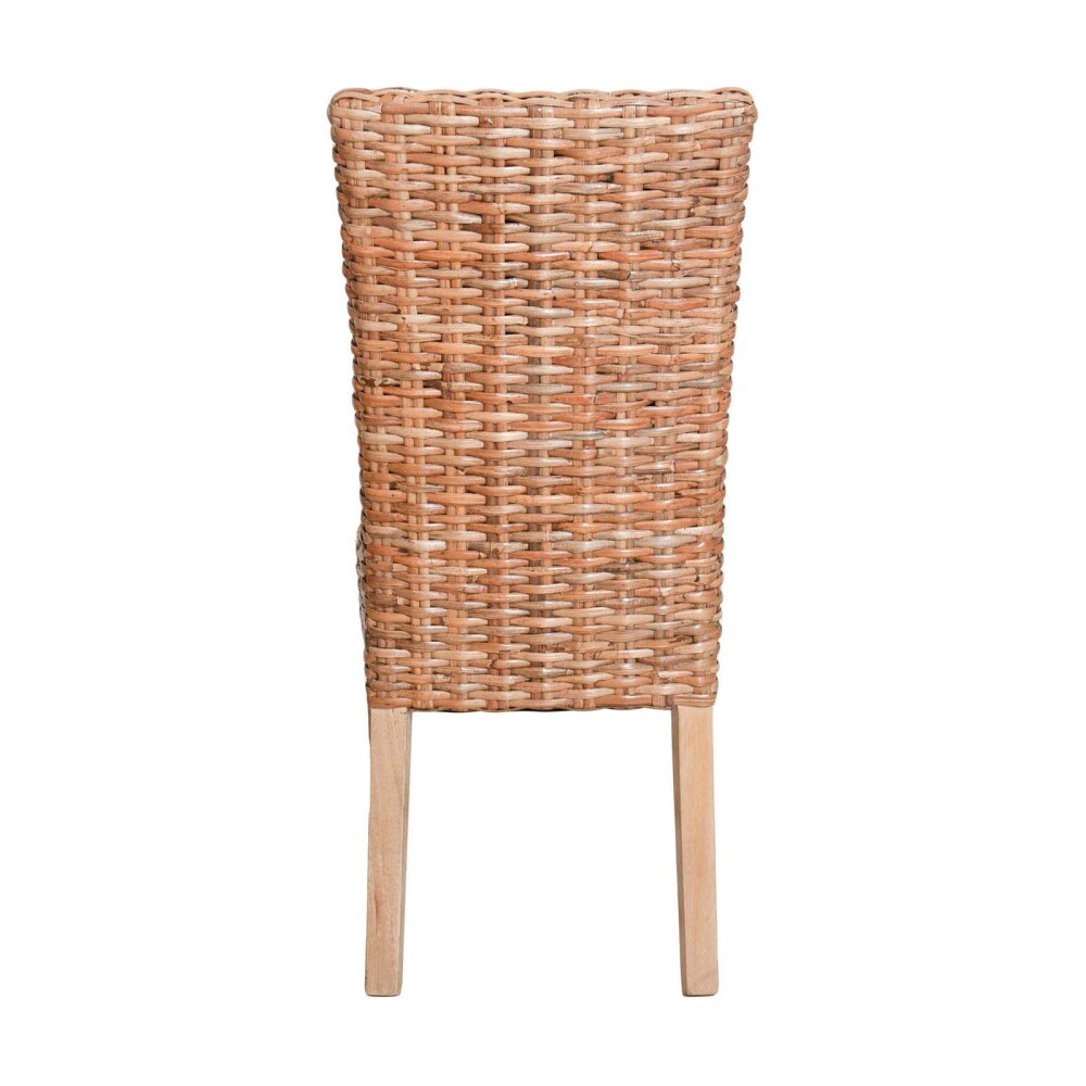 SILLA DE COMEDOR RATTAN NATURAL-BEIGE INDAH