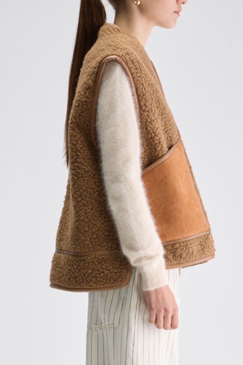 CHALECO JINAS Camel