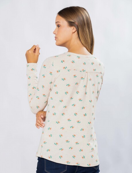 REMERA ESTAMPADA MANGA LARGA Arena