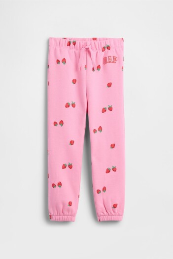 Pantalón Deportivo Logo Gap Toddler Niña Parisian Pink