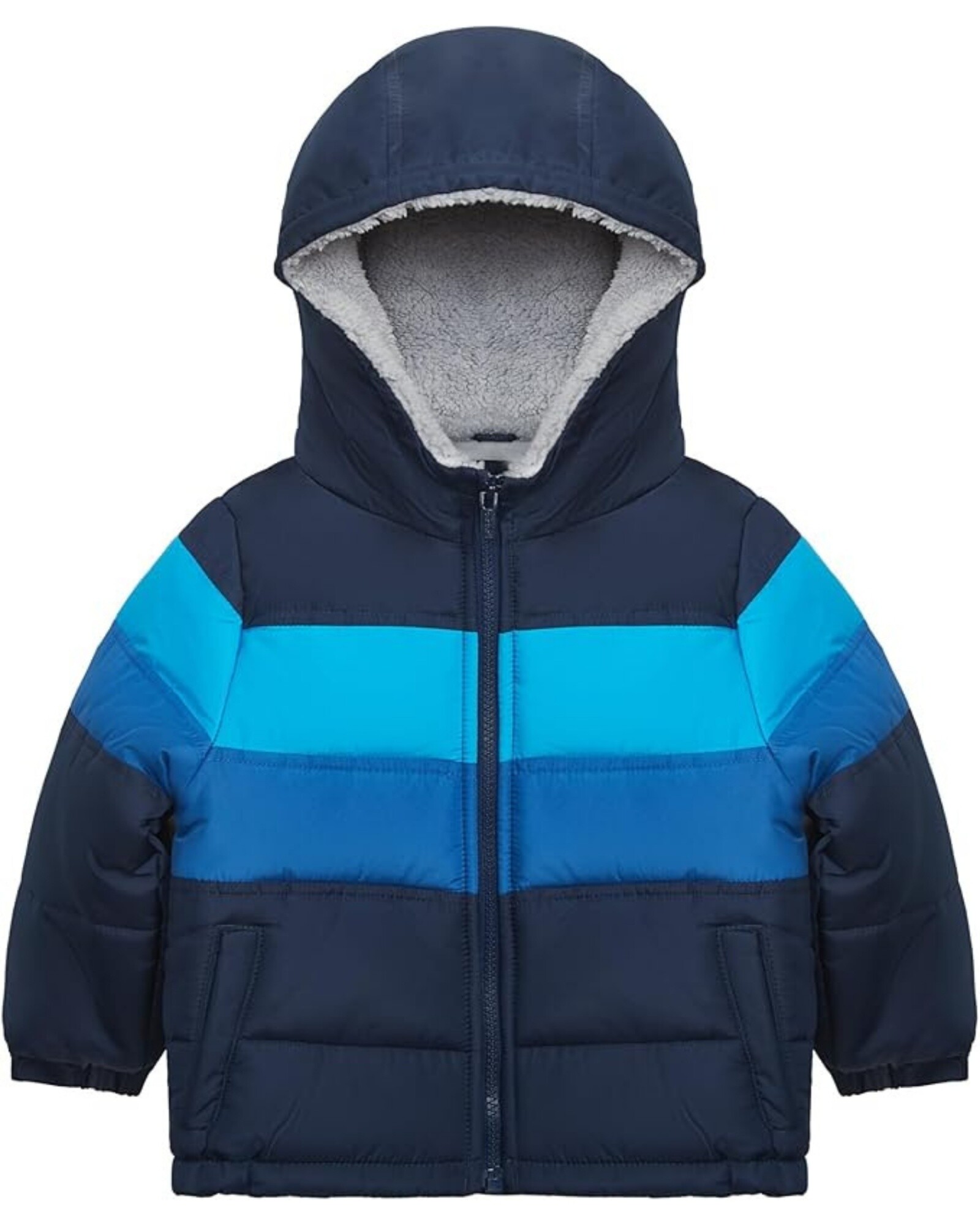 Campera resistente al agua, diseño colorblock Sin color