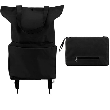 Carro de Compras Plegable Ruedas y Bolsillo Feria 20L 001