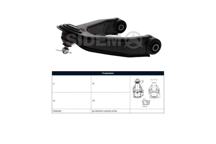 Parilla De Suspension Delantera Nissan D22 98-25 Izq Parilla De Suspension Delantera Nissan D22 98-25 Izq