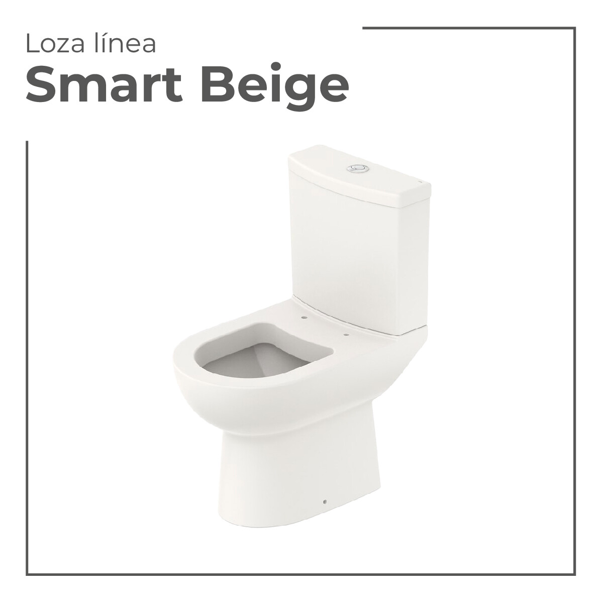 Inodoro+ Mochila Smart Color Beige 