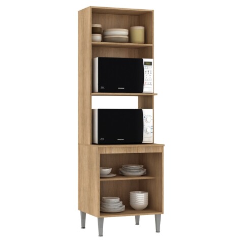 Mueble Multiusos Alacena Cocina 2 Estantes Microondas 4 puertas Múltiples Ambientes Línea Montreal - Carvale OUTLET Mueble Multiusos Alacena Cocina 2 Estantes Microondas 4 puertas Múltiples Ambientes Línea Montreal - Carvale OUTLET