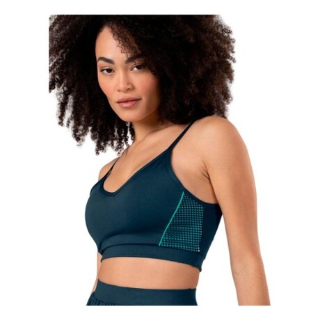 Top deportivo para Mujer Graphene Azul Petróleo Top deportivo para Mujer Graphene Azul Petróleo