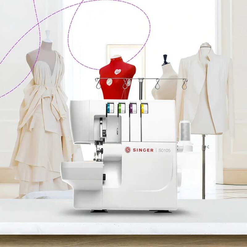 Máquina De Coser overlock Singer Portatil modelo S-0105 Máquina De Coser overlock Singer Portatil modelo S-0105
