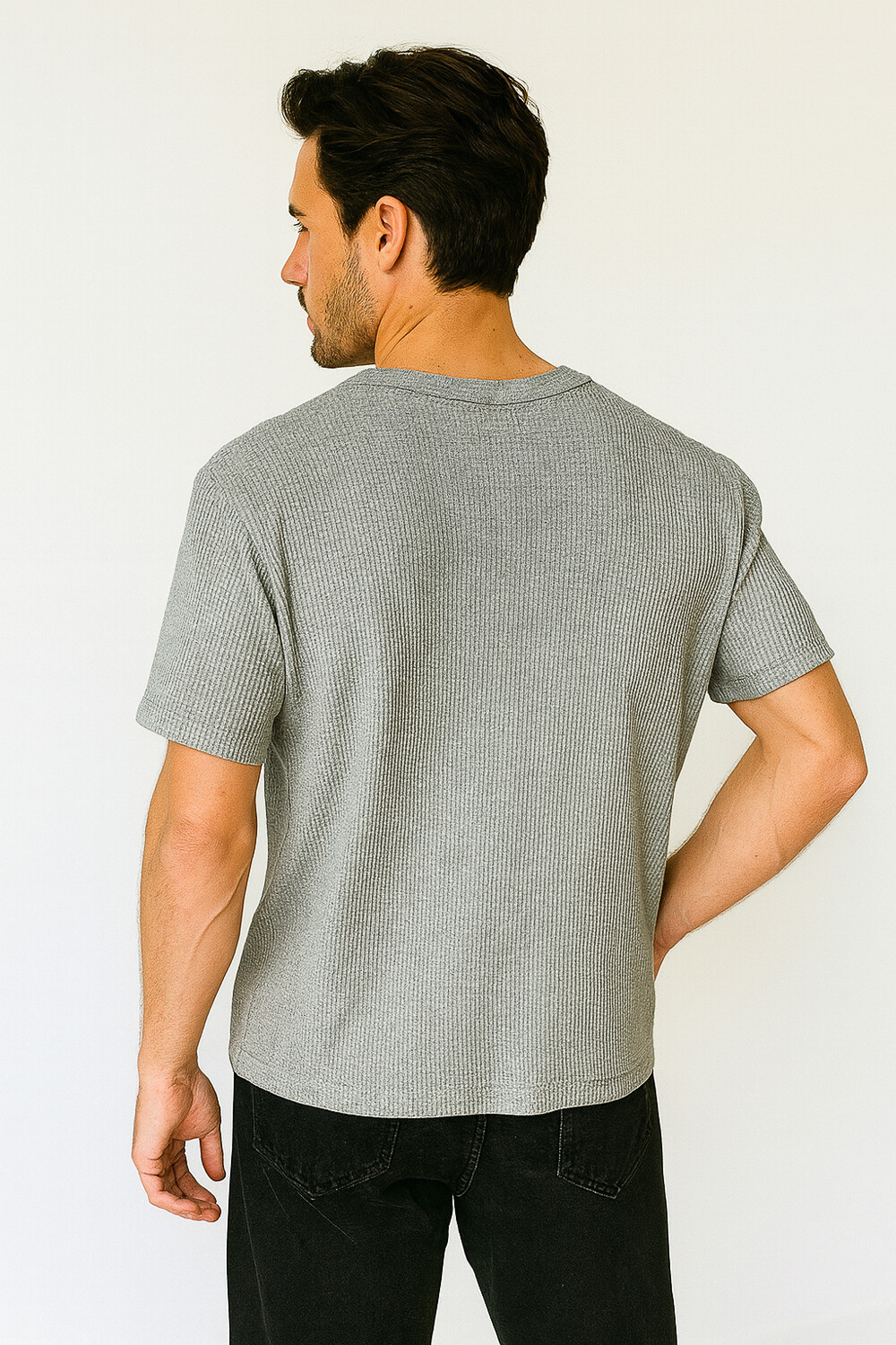 Remera Evereldo Gris Claro