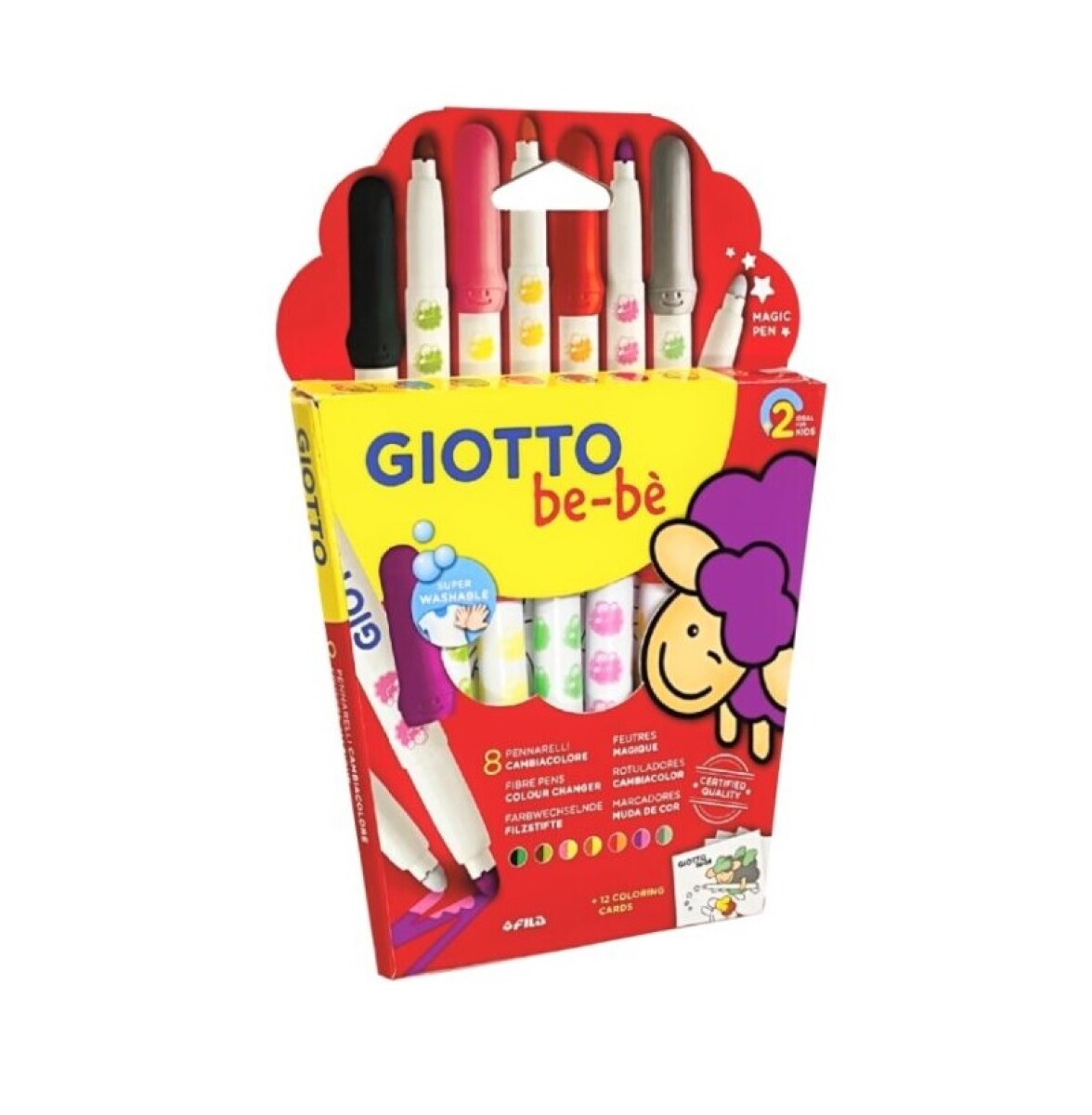 Marcadores Giotto Bebé Cambiacolor – Set x8 Colores 