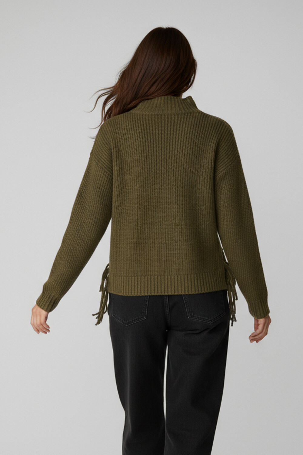 Sweater Olmos Verde Oliva Oscuro