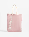 Bolsas reutilizables Tote Bag For Daily Use - Rosa Claro
