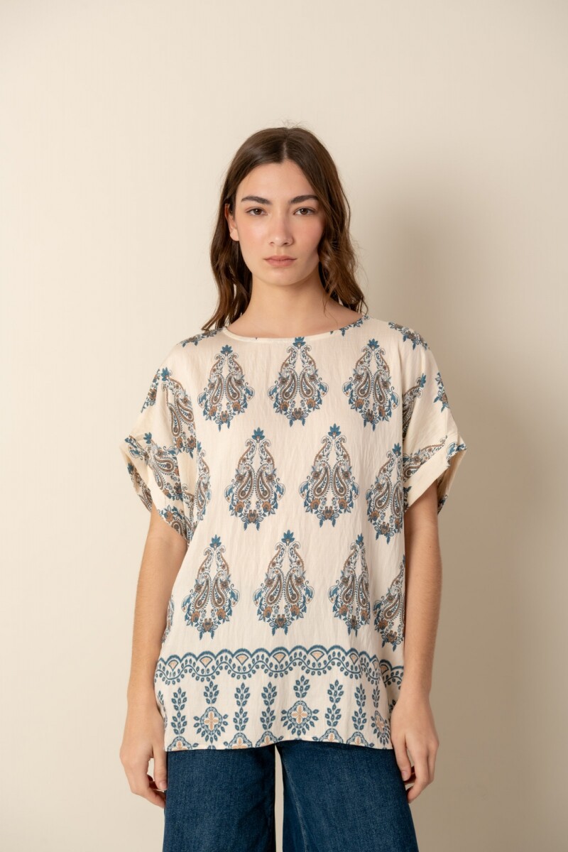Camisa lino - Blue 