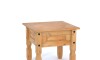 Mesa de living lateral - Linea mexicana Natural