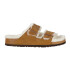 Sandalia Arizona Shearling - Suede Leather - Regular Beige