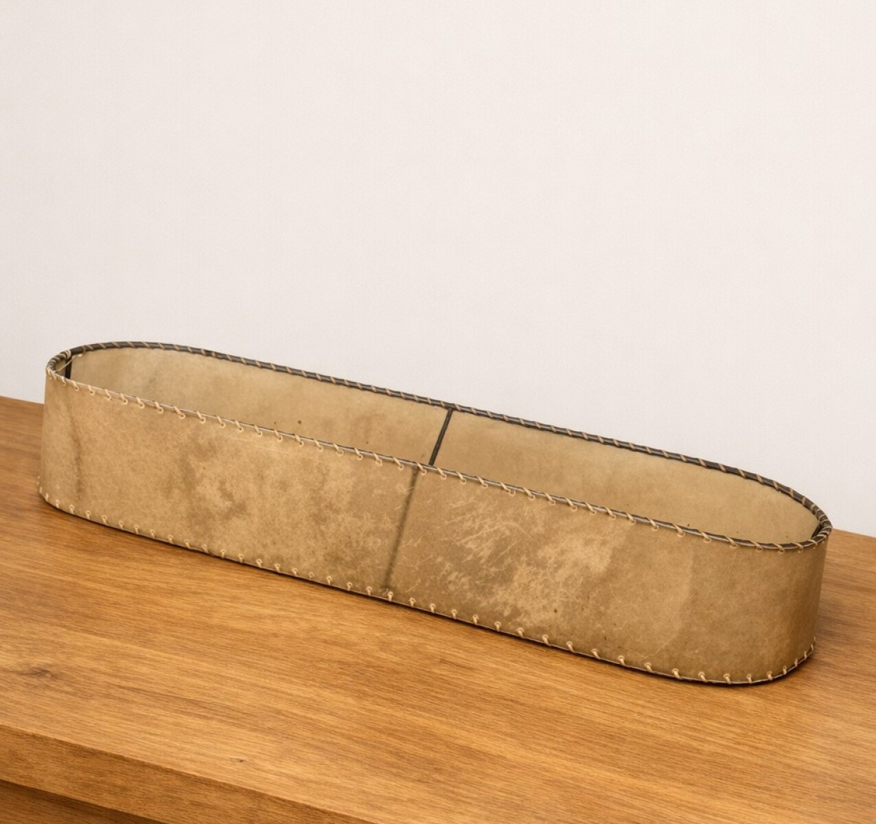 Curved Desk Basket Mediano - lonja clara 