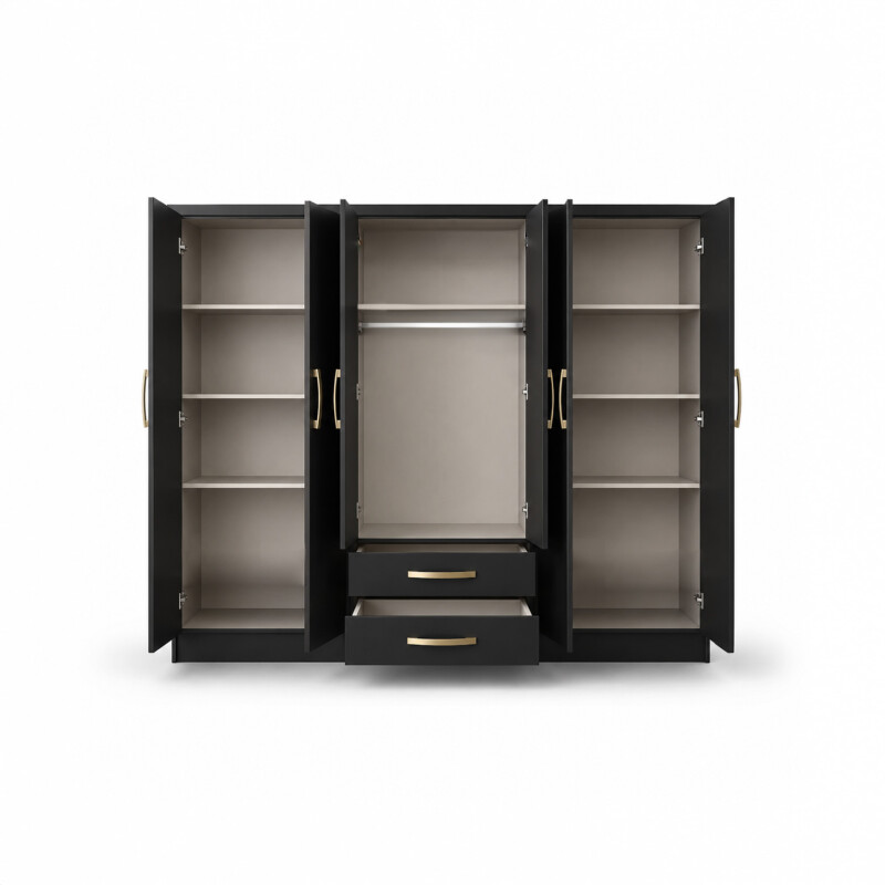 Ropero Placard 6 Puertas 2 Cajones 10 Estantes Ropero Placard 6 Puertas 2 Cajones 10 Estantes