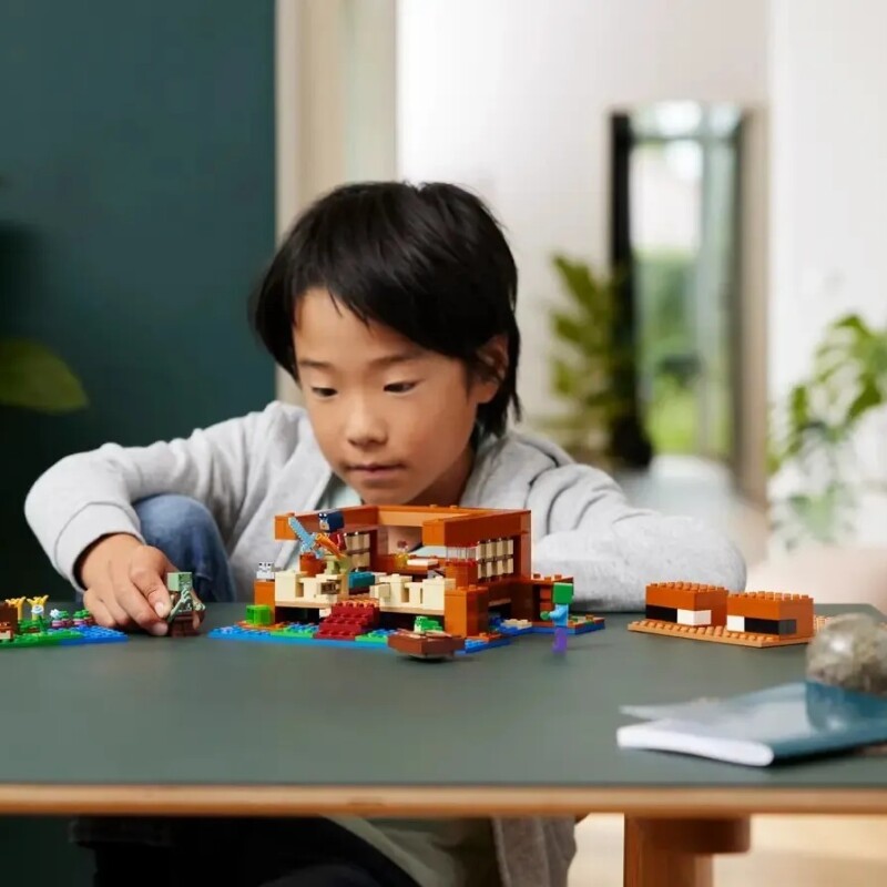 Lego Minecraft La Casa Rana Con Zombie Y Barco Lego Minecraft La Casa Rana Con Zombie Y Barco