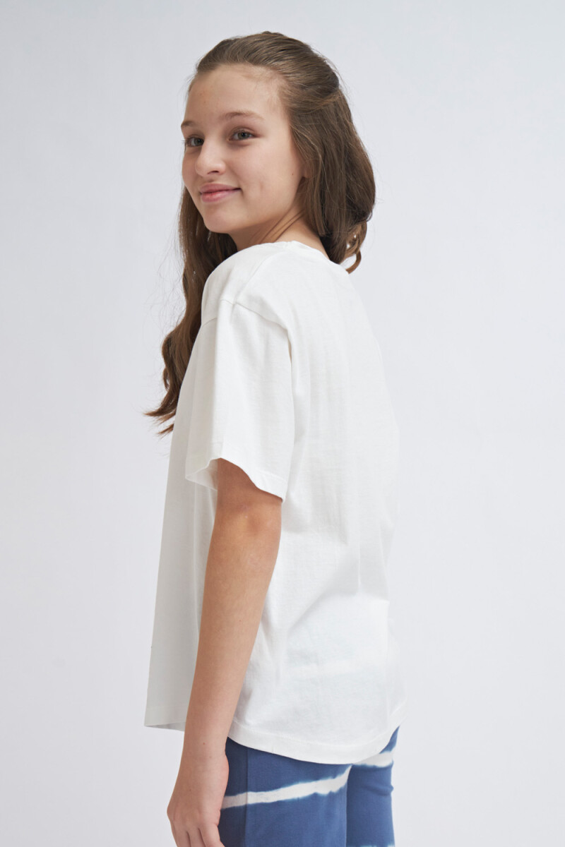 Remera manga corta Blanco
