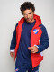 CAMPERA CRAFTED Nacional Hombre Rojo, Azul Marino, Blanco
