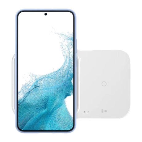 Cargador Inalámbrico Samsung Duo 15 W Carga Súper Rápida White
