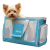 Bolso Transportador De Mascotas Ventilado Y Seguro CELESTE