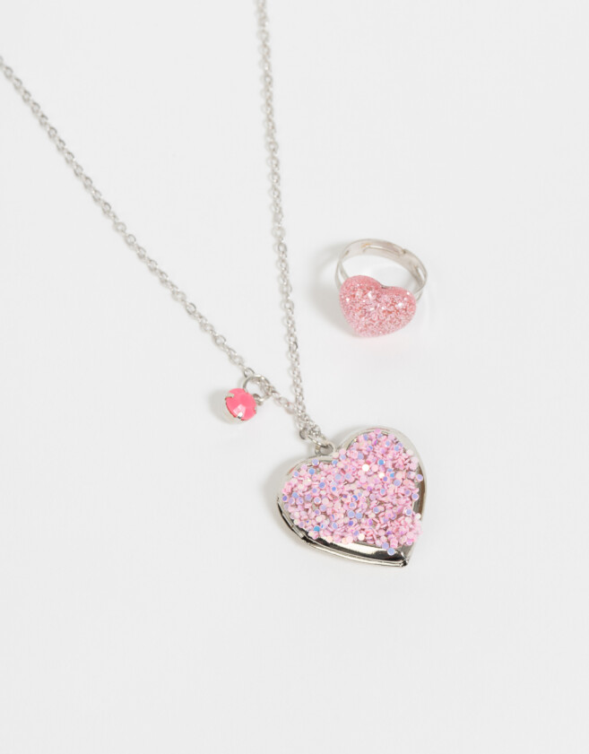 Bijouterie Infantil Sets Con corazón Set De Bijouterie Infantil - Rosa Claro